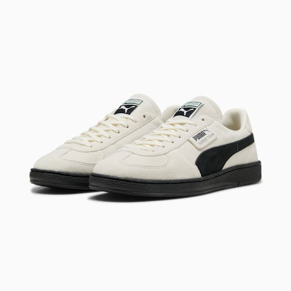 Super Team Sneakers Unisex, Warm White-PUMA Black, extralarge