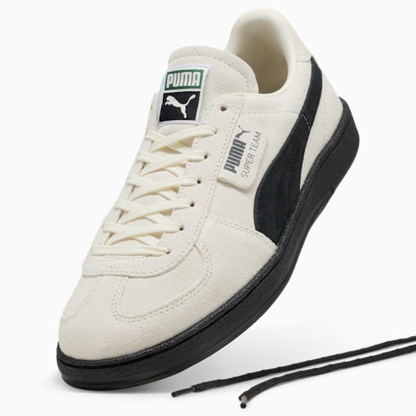 Super Team Sneakers Unisex, Warm White-PUMA Black, extralarge