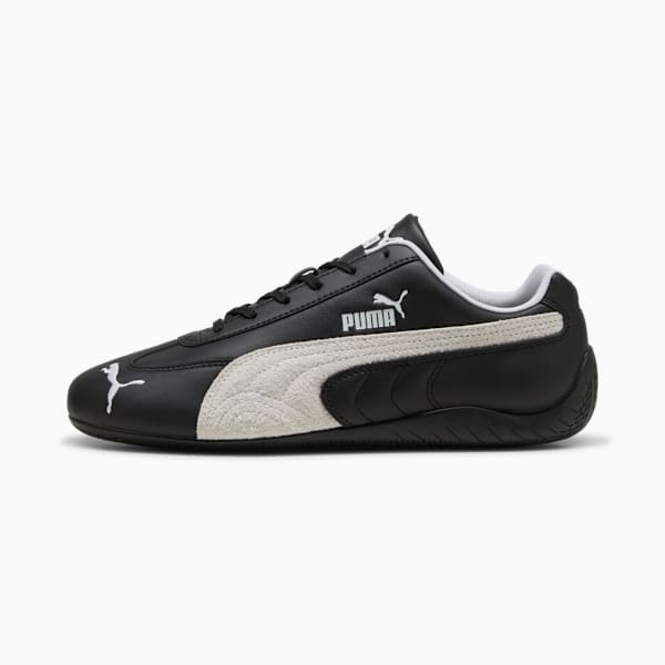 Speedcat Leather Sneakers Unisex, PUMA Black-PUMA White, extralarge-GBR