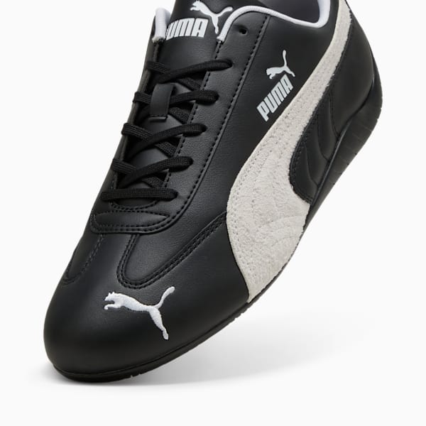 Speedcat Leather Sneakers Unisex, PUMA Black-PUMA White, extralarge-GBR