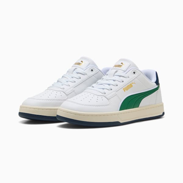 Caven 2.0 Retro Sneakers Youth, PUMA White-Archive Green-Warm White, extralarge