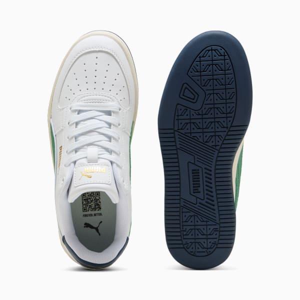 Caven 2.0 Retro Sneakers Youth, PUMA White-Archive Green-Warm White, extralarge