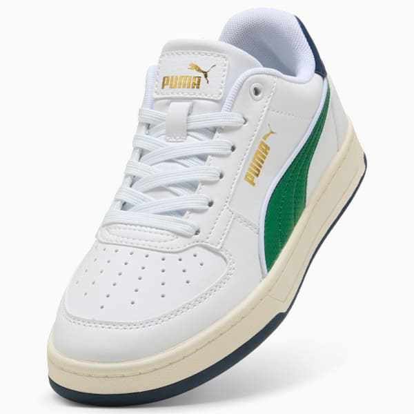 Caven 2.0 Retro Sneakers Youth, PUMA White-Archive Green-Warm White, extralarge