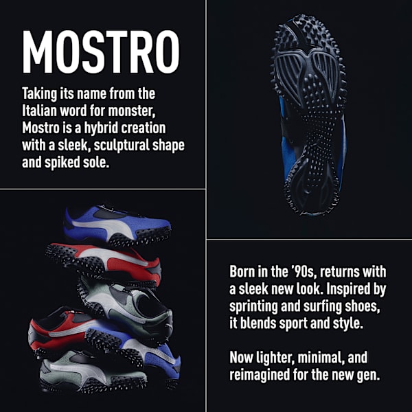 Mostro OG Prime Sneakers, Mountain Blue-PUMA White, extralarge-IND
