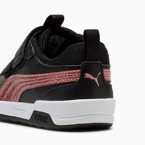 Puma multiflex 2 Glitz Sneakers Kids, PUMA Black-Rose Gold, extralarge