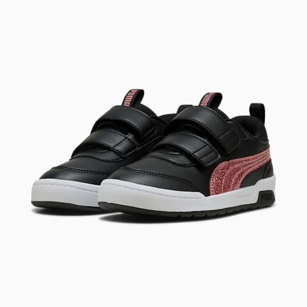 Puma multiflex 2 Glitz Sneakers Kids, PUMA Black-Rose Gold, extralarge