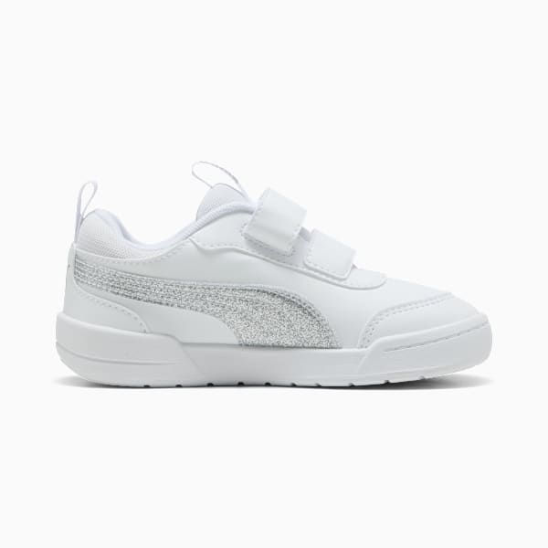 Puma multiflex 2 Glitz Sneakers Kids, PUMA White-PUMA Silver, extralarge