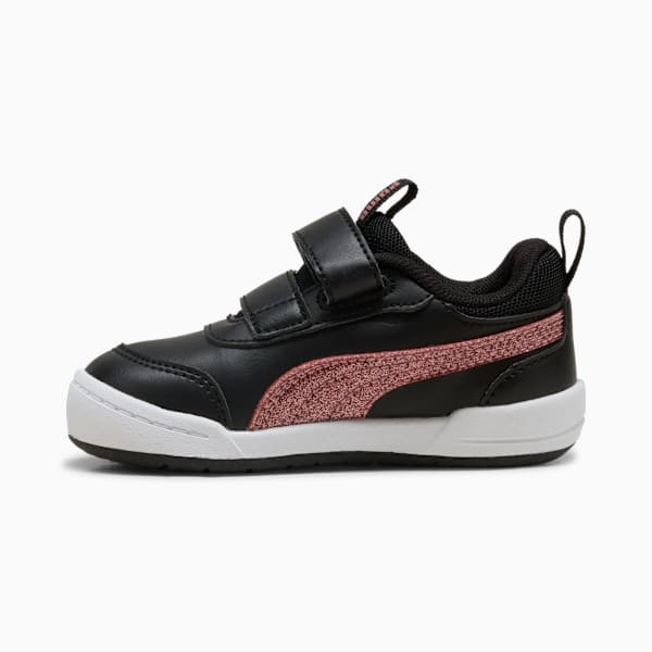 Multiflex 2 Glitz Toddlers' Sneakers, PUMA Black-Rose Gold, extralarge
