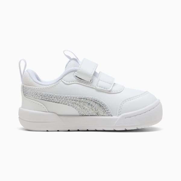 Multiflex 2 Glitz Toddlers' Sneakers, PUMA White-PUMA Silver, extralarge