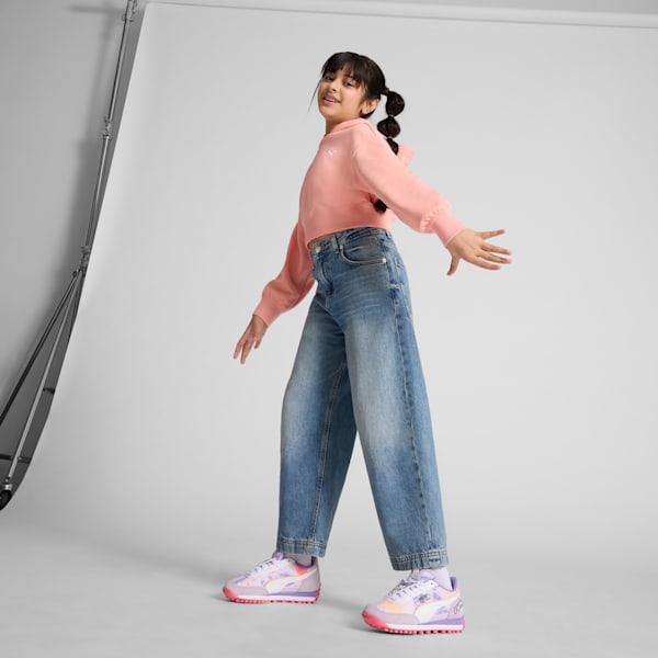 PUMA x HELLO KITTY® AND FRIENDS Easy Rider Big Kids' Sneakers, Lilac Frost-PUMA White-Magic Rose, extralarge