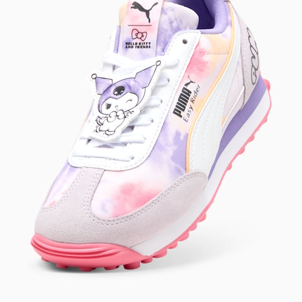 Tenis para niños grandes Easy Rider PUMA x HELLO KITTY AND FRIENDS, Lilac Frost-PUMA White-Magic Rose, extralarge