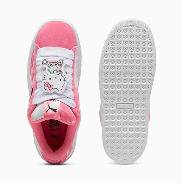 Tenis para niños grandes Suede XL PUMA x HELLO KITTY AND FRIENDS, Magic Rose-Peaceful Blue, extralarge