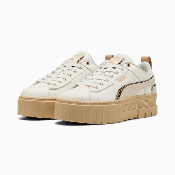 Tenis para mujer Mayze UT Leo, Warm White-Alpine Snow-Vapor Gray, extralarge
