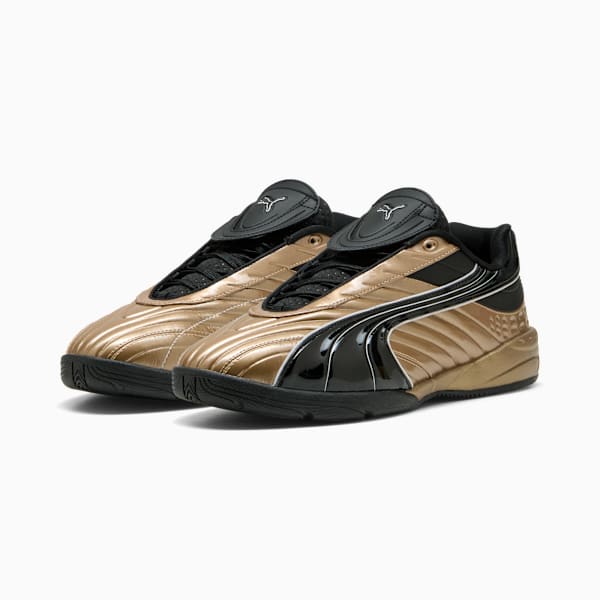 V-S2 Goalgetter Sneakers, PUMA Gold-PUMA Black, extralarge