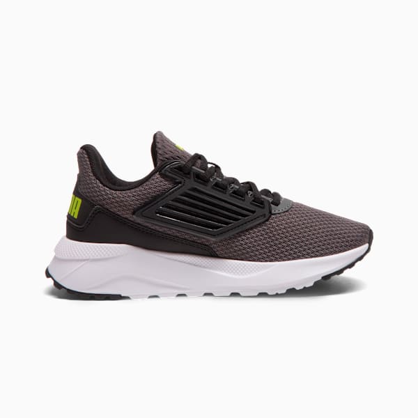 Puma Tetra Youth, Cool Dark Gray-PUMA Black-Lime Smash, extralarge