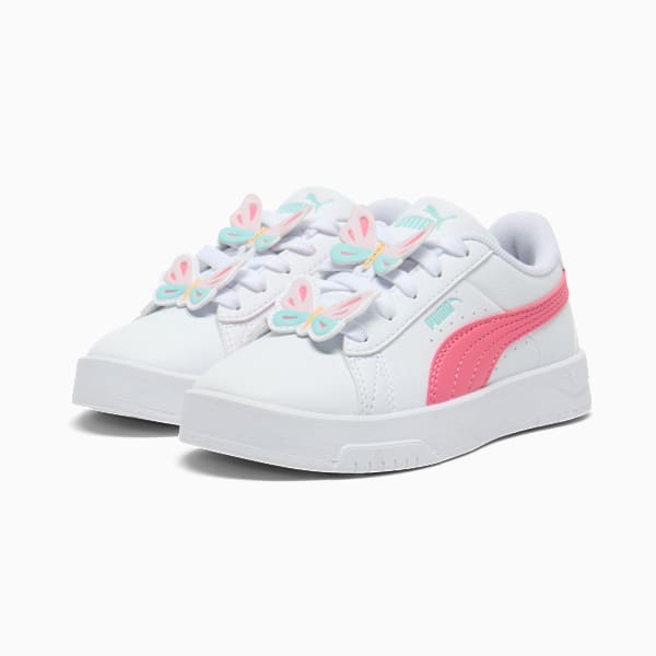 Tenis Jada Classic Butterflies para niñas, PUMA White-Magic Rose-Safe Lake, extralarge