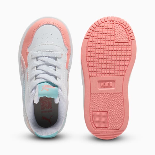Carina Street Sparkle Toddlers' Sneakers, PUMA White-Pink Fruit-Safe Lake, extralarge