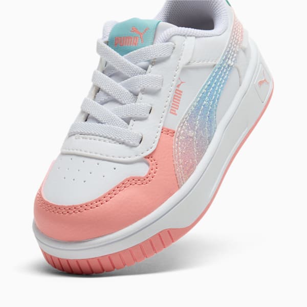 Carina Street Sparkle Toddlers' Sneakers, PUMA White-Pink Fruit-Safe Lake, extralarge