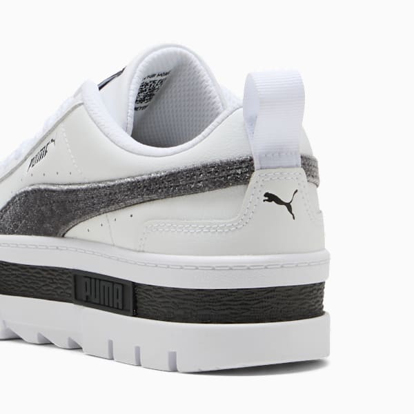 Mayze Velvet Dream Sneakers Women, PUMA White-Dusky Gray, extralarge-GBR