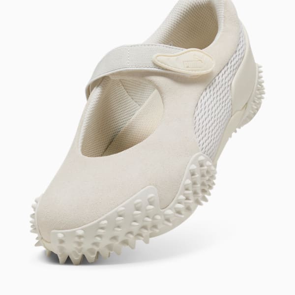Mostro Fey Premium Women's Sneakers, Warm White-Vapor Gray, extralarge