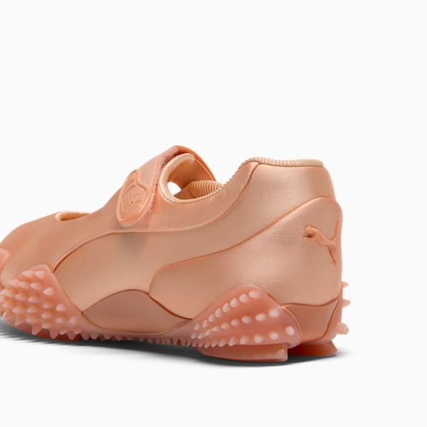 Mostro Fey Satin Sneakers Women, Jasmine Pink-PUMA White, extralarge