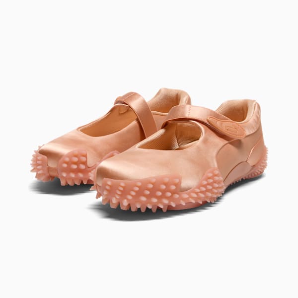 Mostro Fey Satin Sneakers Women, Jasmine Pink-PUMA White, extralarge