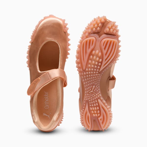 Mostro Fey Satin Sneakers Women, Jasmine Pink-PUMA White, extralarge