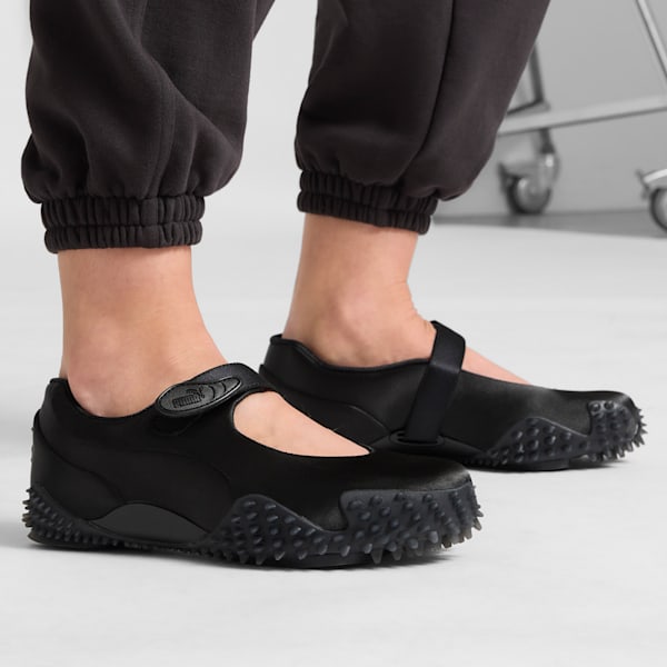 Mostro Fey Satin Sneakers Women, PUMA Black-Cool Dark Gray, extralarge