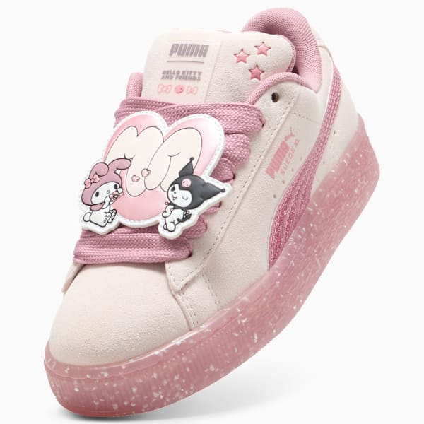 PUMA x HELLO KITTY AND FRIENDS Suede XL Sneakers Youth, Jasmine Flower-Pinkscape, extralarge-GBR