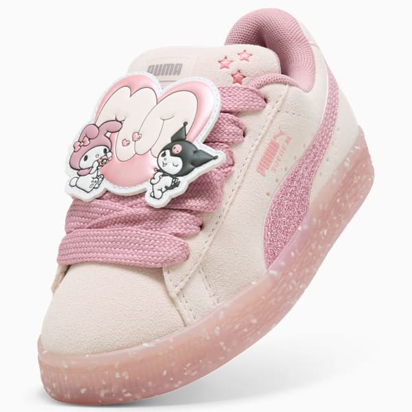 PUMA x HELLO KITTY AND FRIENDS® Suede XL Little Kids' Sneakers, Jasmine Flower-Pinkscape, extralarge