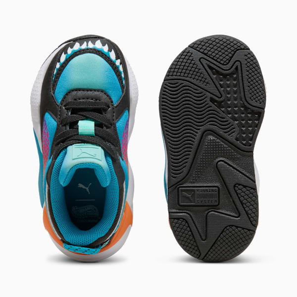 PUMA x HOT WHEELS™ MONSTER TRUCKS RS-X Sneakers Kids, Tropical Blue-Orange Glo, extralarge