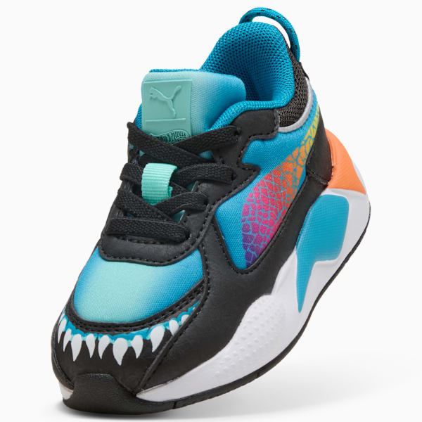 PUMA x HOT WHEELS™ MONSTER TRUCKS RS-X Sneakers Kids, Tropical Blue-Orange Glo, extralarge