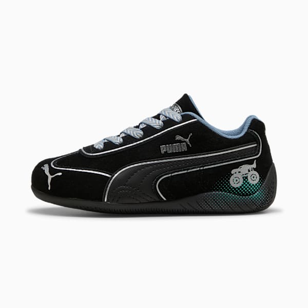 PUMA x HOT WHEELS™ MONSTER TRUCKS Half-Zip Crew Kids, PUMA Black-Tropical Blue, extralarge
