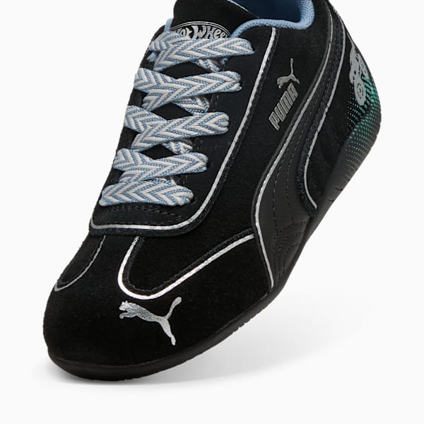 PUMA x HOT WHEELS™ MONSTER TRUCKS Half-Zip Crew Kids, PUMA Black-Tropical Blue, extralarge