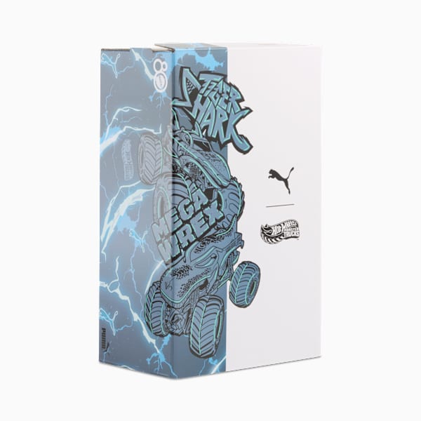 PUMA x HOT WHEELS™ MONSTER TRUCKS Speedcat Sneakers Kids, PUMA Black-Tropical Blue, extralarge