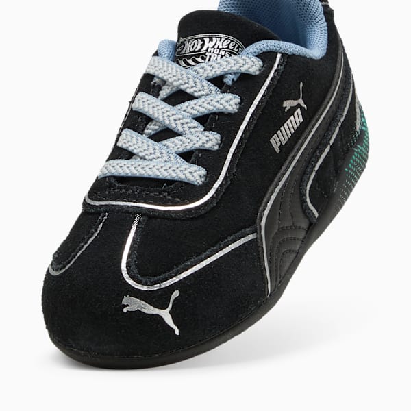 PUMA x HOT WHEELS™ MONSTER TRUCKS Speedcat Sneakers Kids, PUMA Black-Tropical Blue, extralarge