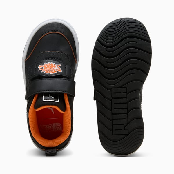 PUMA x HOT WHEELS™ MONSTER TRUCKS Multiflex 2 Sneakers Kids, PUMA Black-PUMA Black-Orange Glo, extralarge