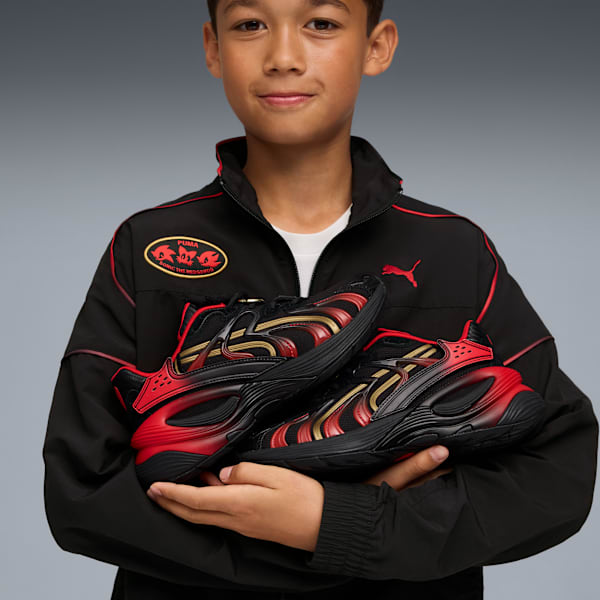 PUMA x SONIC THE HEDGEHOG Inverse Shadow Sneakers Youth, PUMA Black-Gold, extralarge-GBR