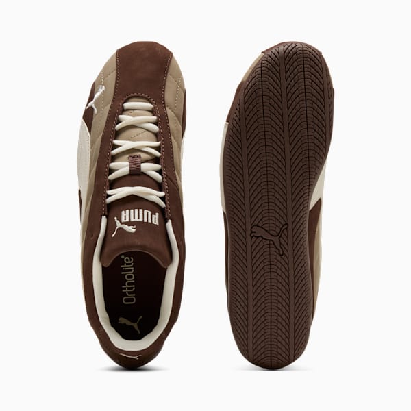 Speedcat Plus Quilted Sneakers, Espresso Brown-Warm White, extralarge