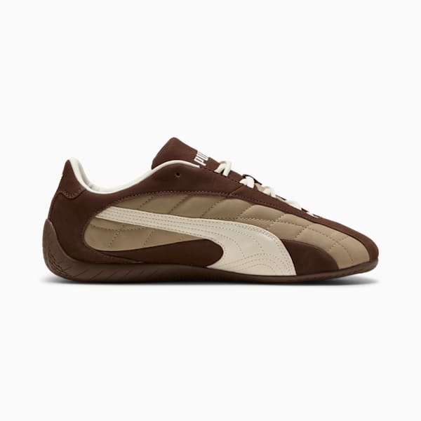 Speedcat Plus Quilted Sneakers, Espresso Brown-Warm White, extralarge