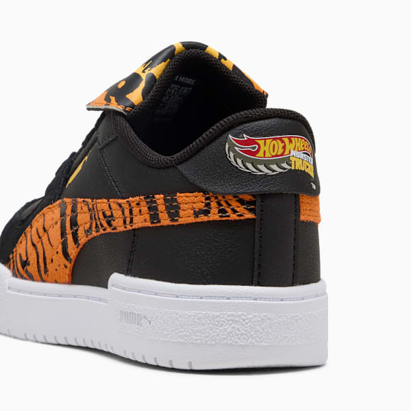 PUMA x HOT WHEELS™ MONSTER TRUCKS CA Pro Sneakers Kids, PUMA Black-Orange Glo, extralarge