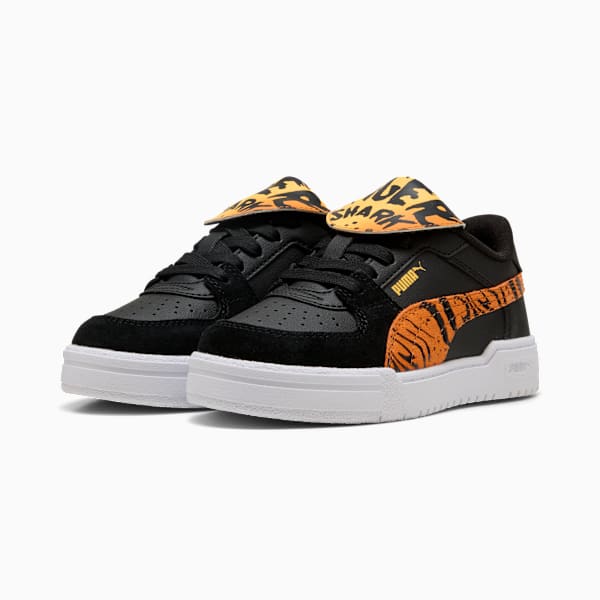PUMA x HOT WHEELS™ MONSTER TRUCKS CA Pro Sneakers Kids, PUMA Black-Orange Glo, extralarge