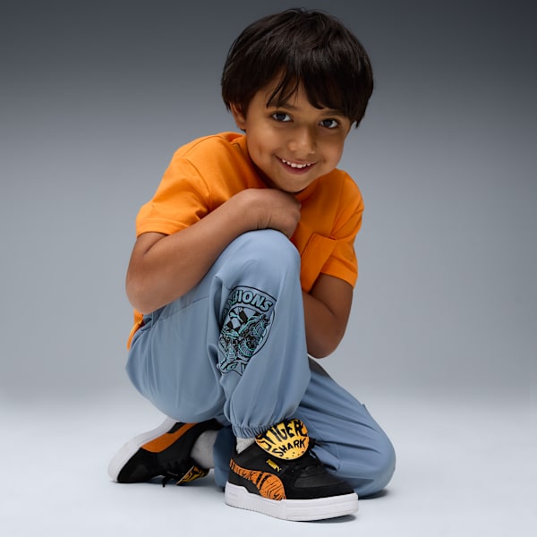 PUMA x HOT WHEELS™ MONSTER TRUCKS CA Pro Sneakers Kids, PUMA Black-Orange Glo, extralarge