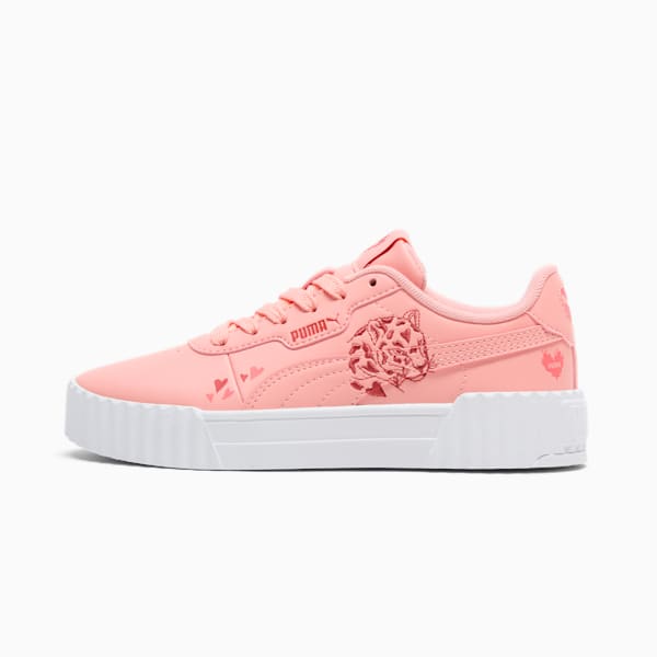 Carina 3.0 Love Big Kids' Sneakers, Pink Fruit-Red Fire-Peach Frost, extralarge