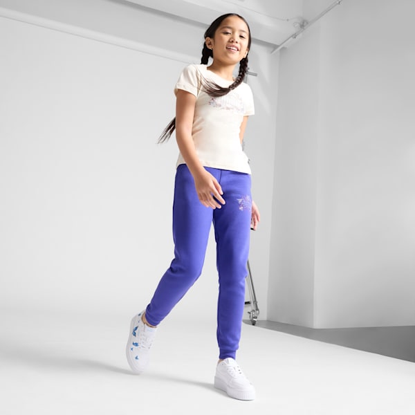 Carina Street Butterfly Big Kids' Sneakers, PUMA White-Hyperlink Blue-Silver Sky, extralarge