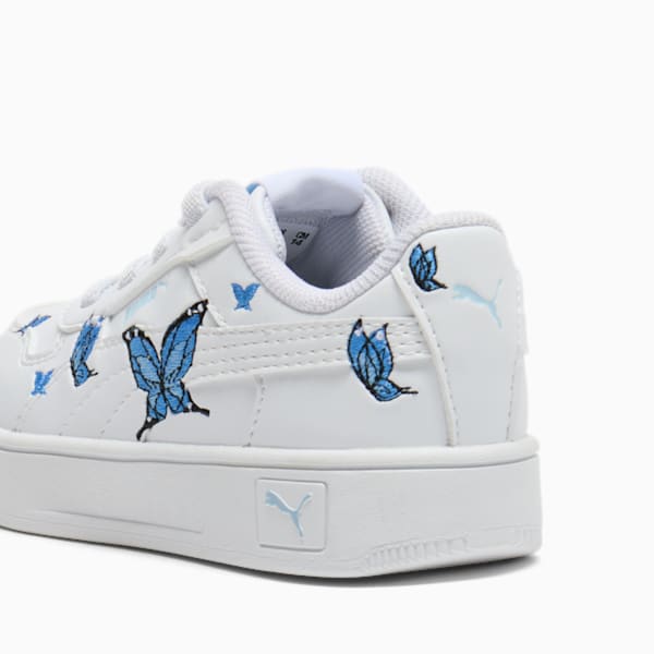 Sneakers Carina Street Butterfly Tout-petit, PUMA White-Hyperlink Blue-Silver Sky, extralarge