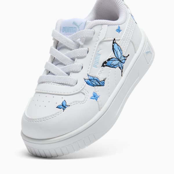 Sneakers Carina Street Butterfly Tout-petit, PUMA White-Hyperlink Blue-Silver Sky, extralarge