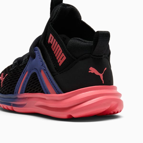 Enzo 2 Sunset Toddlers' Sneakers, PUMA Black-Peach Frost-Blue Crystal, extralarge
