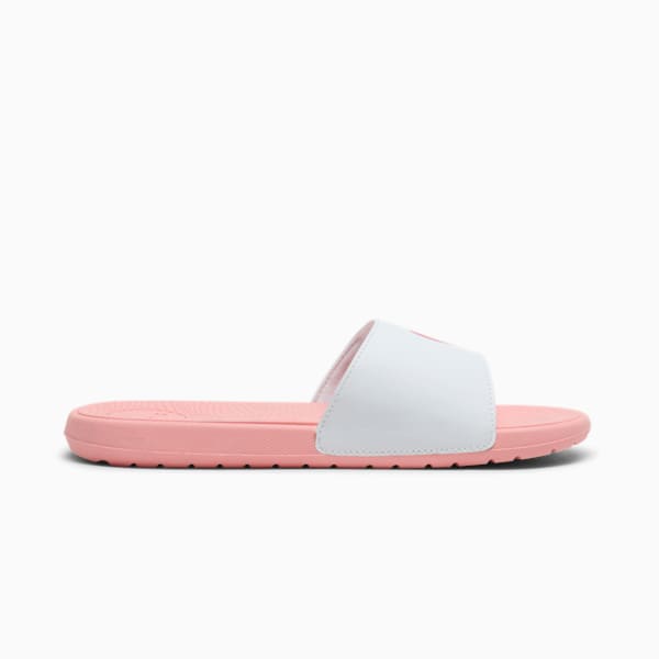 Cool Cat 2.0 Valentine's Women's Slides, PUMA White-For All Time Red-Pink Fruit, extralarge