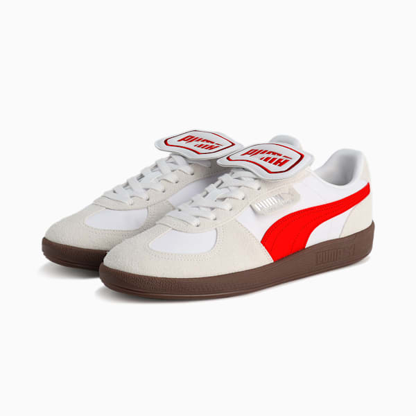 ユニセックス DR.SWAG パレルモ プレミアム スニーカー, PUMA White-For All Time Red-PUMA Silver, extralarge-JPN